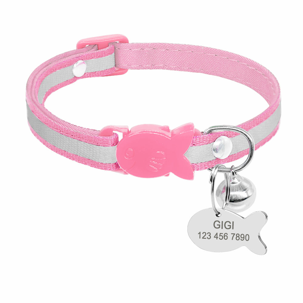 Collar Reflective Bell Adjustable Safety Buckle