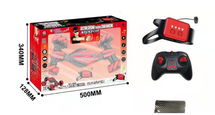 Remotely Deformed Car Twist Car Watch Induction Gesture Control Deformation Off-road Mode Flat Mode Avoid Obstacles