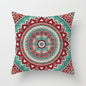 Ethnic style mandala pattern religious ceremony belief polyester pillowcase