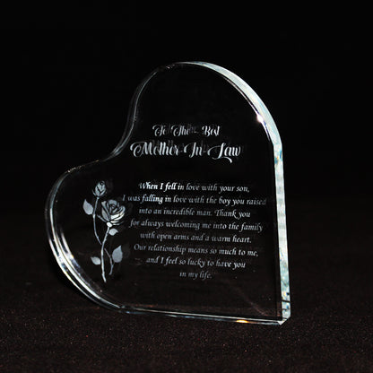 Heart-shaped crystal ornaments customization