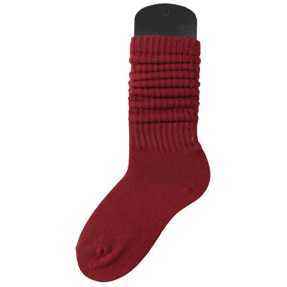 Lazy Bunching Socks European And American Extra Thick Fluffy Loop