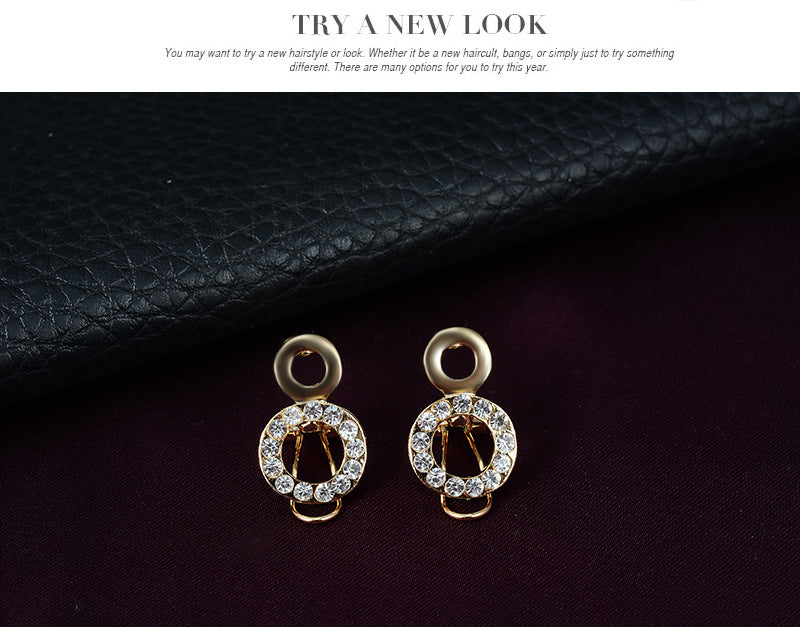 Diamond Jewelry Four-piece Alloy Jewelry Set - FLIPSTYLEZLLC