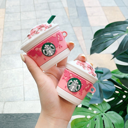 Cute Cup Earphone Set