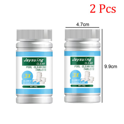 Pool Effervescent Tablets Spa Bathroom Treatment Algae Remover