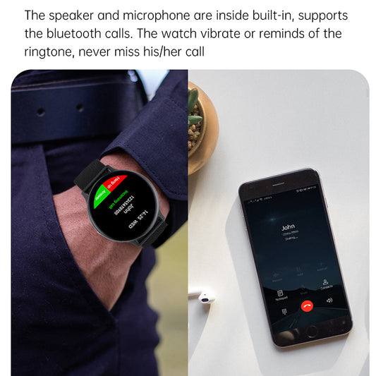 Smart Bracelet Bluetooth Call Heart Rate Blood Pressure Monitoring Sports Watch