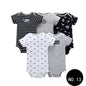 Baby Short Climb 5-piece Romper Boys and Girls Cotton One-piece Rompers