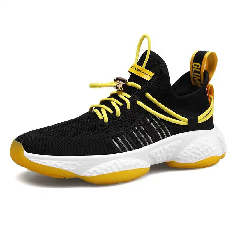 Real fly knitted men's shoes