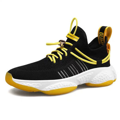 Real fly knitted men's shoes