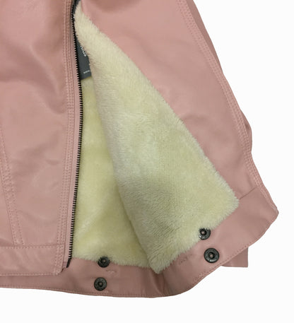Children's clothing pilot leather jacket