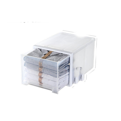 Stackable Plastic Storage Box Drawer Type Storage Box