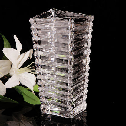 Transparent Glass Vase Living Room Decoration