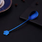 304 Stainless Steel Spoon Gold Plated Dessert Spoon Coffee Stir Spoon Stainless Steel Ice Bar Spoon