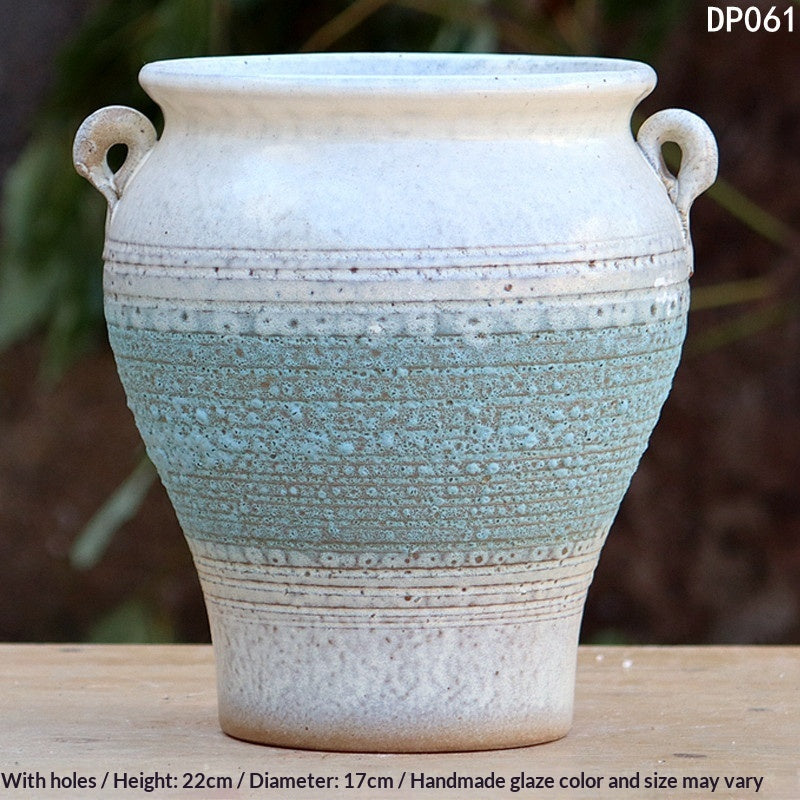 Household Extra-Large Succulent Planter Ceramic Tall Pot