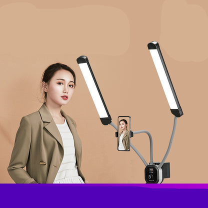 LED Double Head Photography Light 50W Double Arm Fill Light