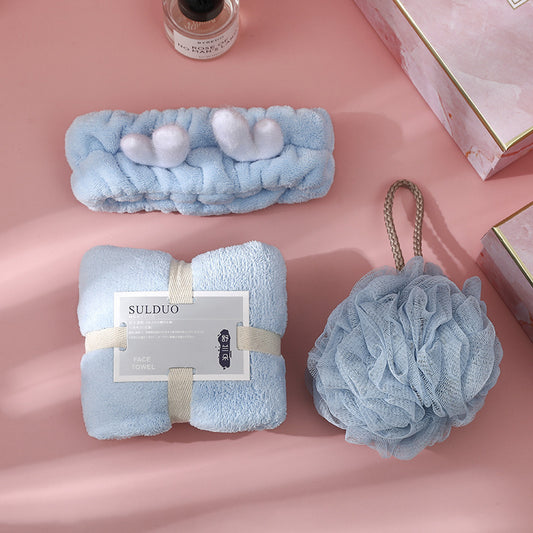 Deer Antler Three Piece Towel Gift Box Set