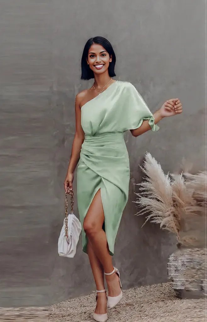 New beautiful golden Summer  off shoulder Floral Print Slit Dress