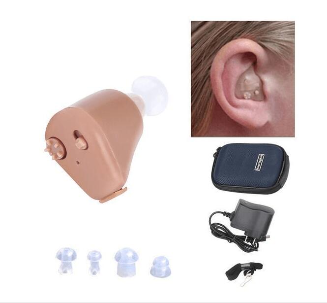 Hearing Aid Portable Small Mini In Ear Invisible Amplifier Sound Adjustable