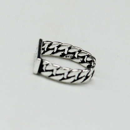 Personalized wide face ring