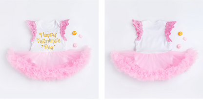 Children's dress crown sleeveless dress 0-2 full moon