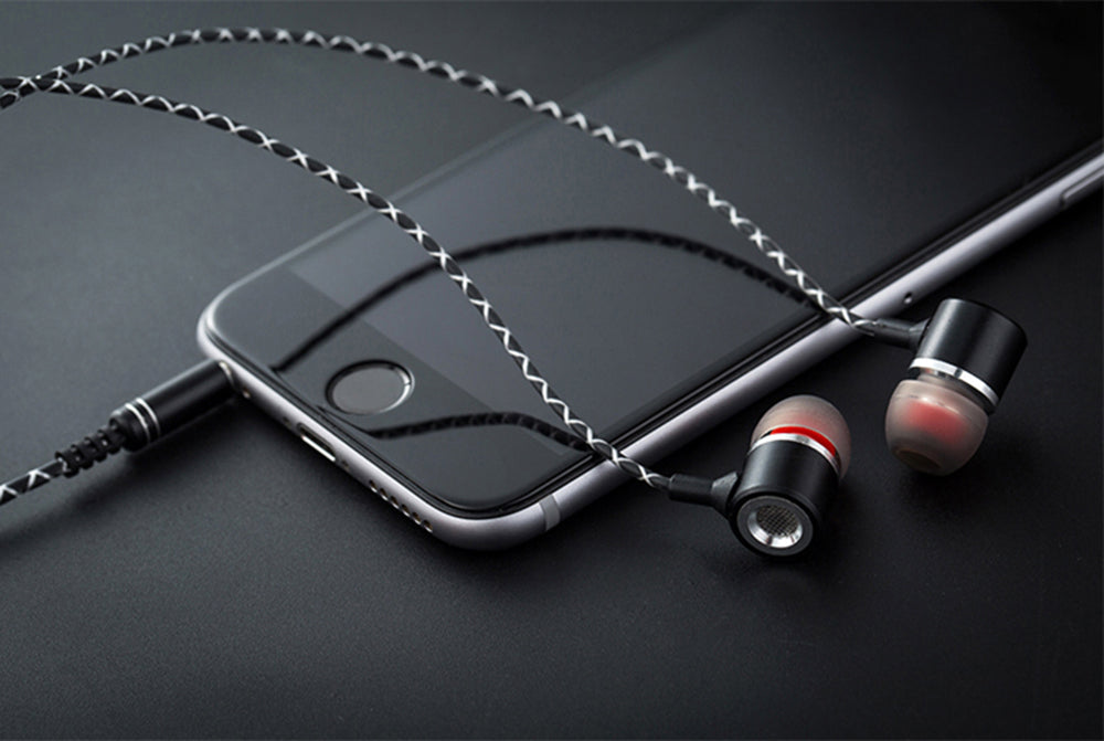 Fanbiya S1 metal headsetIn-Ear Earphones mobile phone earphone general with wheat bass