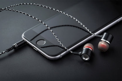 Fanbiya S1 metal headsetIn-Ear Earphones mobile phone earphone general with wheat bass