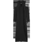Sexy off-the-shoulder long-sleeved slim-fitting slim high split dress dark girl long cheongsam