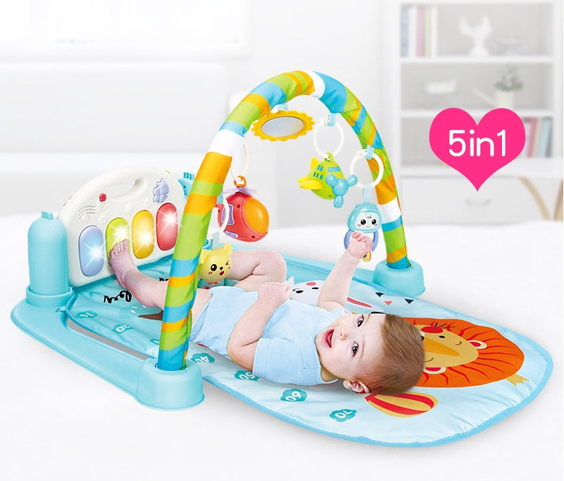 Baby pedal piano music fitness frame baby fitness blanket