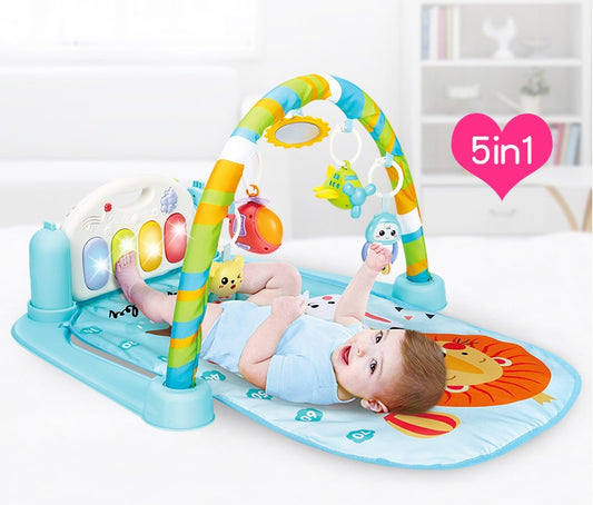 Baby pedal piano music fitness frame baby fitness blanket