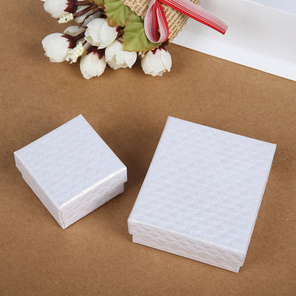 Spot wholesale multicolor ring box jewelry box pendant necklace set box jewelry box earrings small paper box