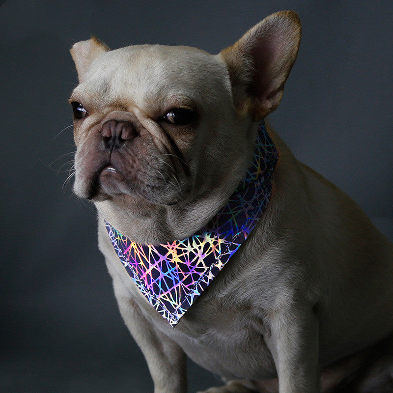 Dog scarf scarf saliva towel