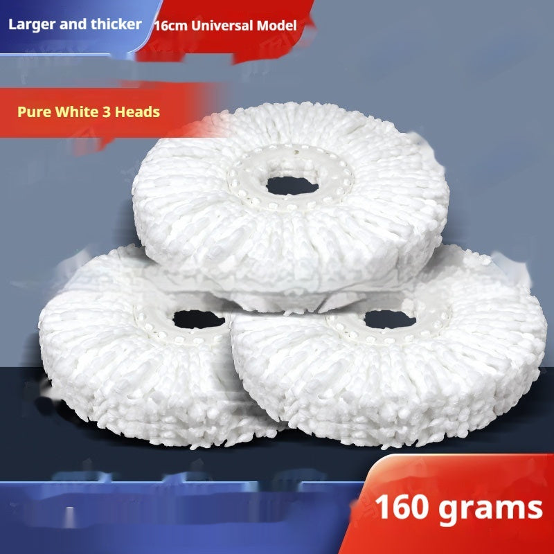 Extra Thick Rotating Mop Universal Refill Round Mop Head