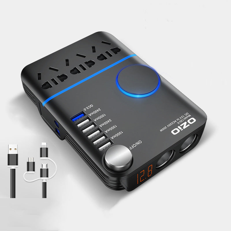 Multifunctional car socket charger