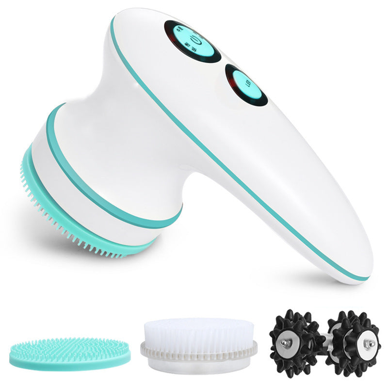Rechargeable waterproof silicone bath brush