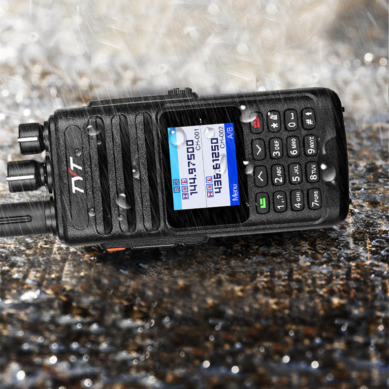 Interphone Outdoor Portable Power Self-driving Tour Dual-band Walkie-talkie Commercial