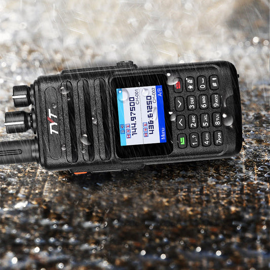 Interphone Outdoor Portable Power Self-driving Tour Dual-band Walkie-talkie Commercial