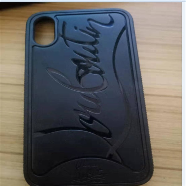 Red bottom rivet phone case