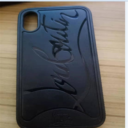 Red bottom rivet phone case