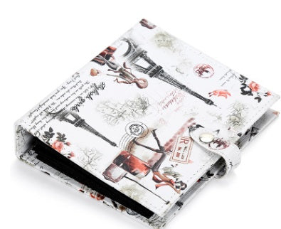 Shore non-portable creative jewelry jewelry storage box Leather earring earring storage book Jewelry album box