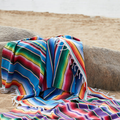 Rainbow table flag rainbow blanket