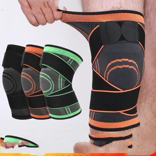 Knitted Sports Kneecaps Basketball Running Fitness Breathable Nylon