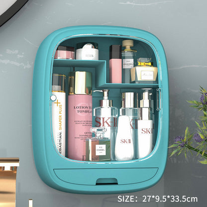 Wall-mounted Plastic Cosmetic Storage Box