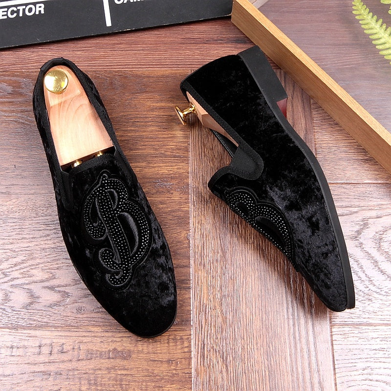 Personalized Leather Shoes Men's Korean Version Of Peas Shoes With A Kick