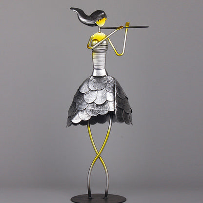 Retro Simple Music Band Character Craft Ornaments