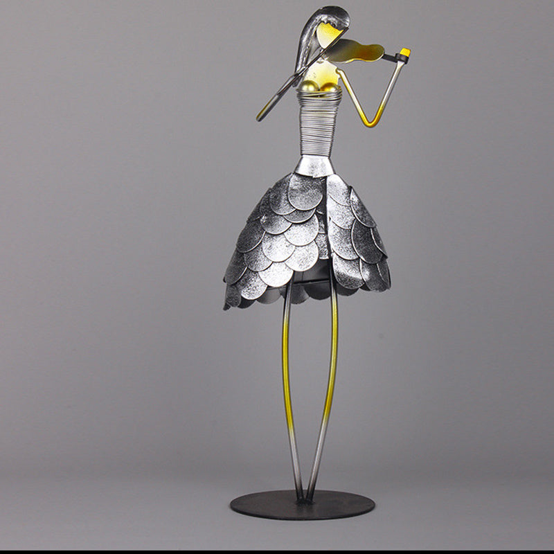 Retro Simple Music Band Character Craft Ornaments