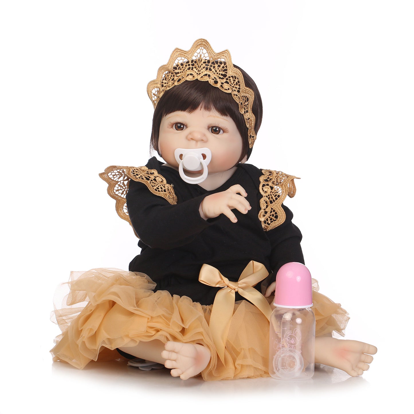 All-Plastic Simulation Baby Doll Reborn Baby