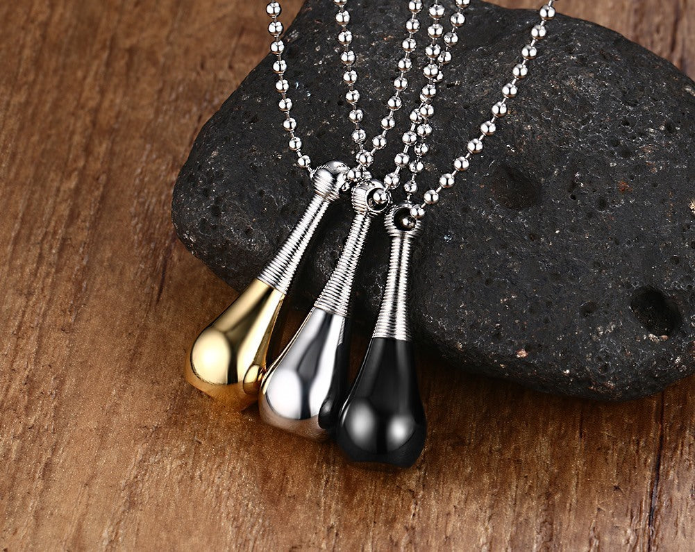 Necklace Pendant Titanium Steel Personalized Perfume Bottle Pendant