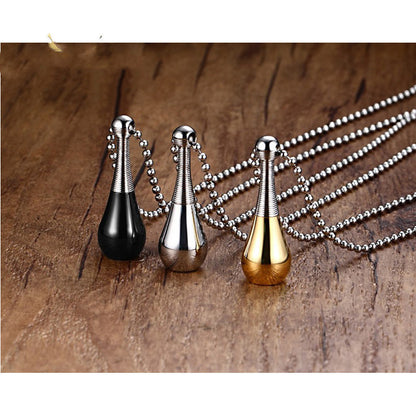 Necklace Pendant Titanium Steel Personalized Perfume Bottle Pendant