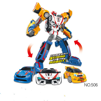 Three-in-one Car Deforming Robot Combined Diamond