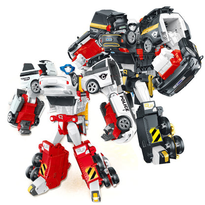 Three-in-one Car Deforming Robot Combined Diamond