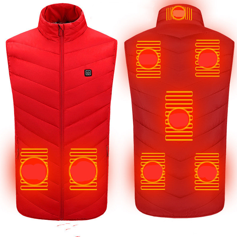 Graphene electric heating vest